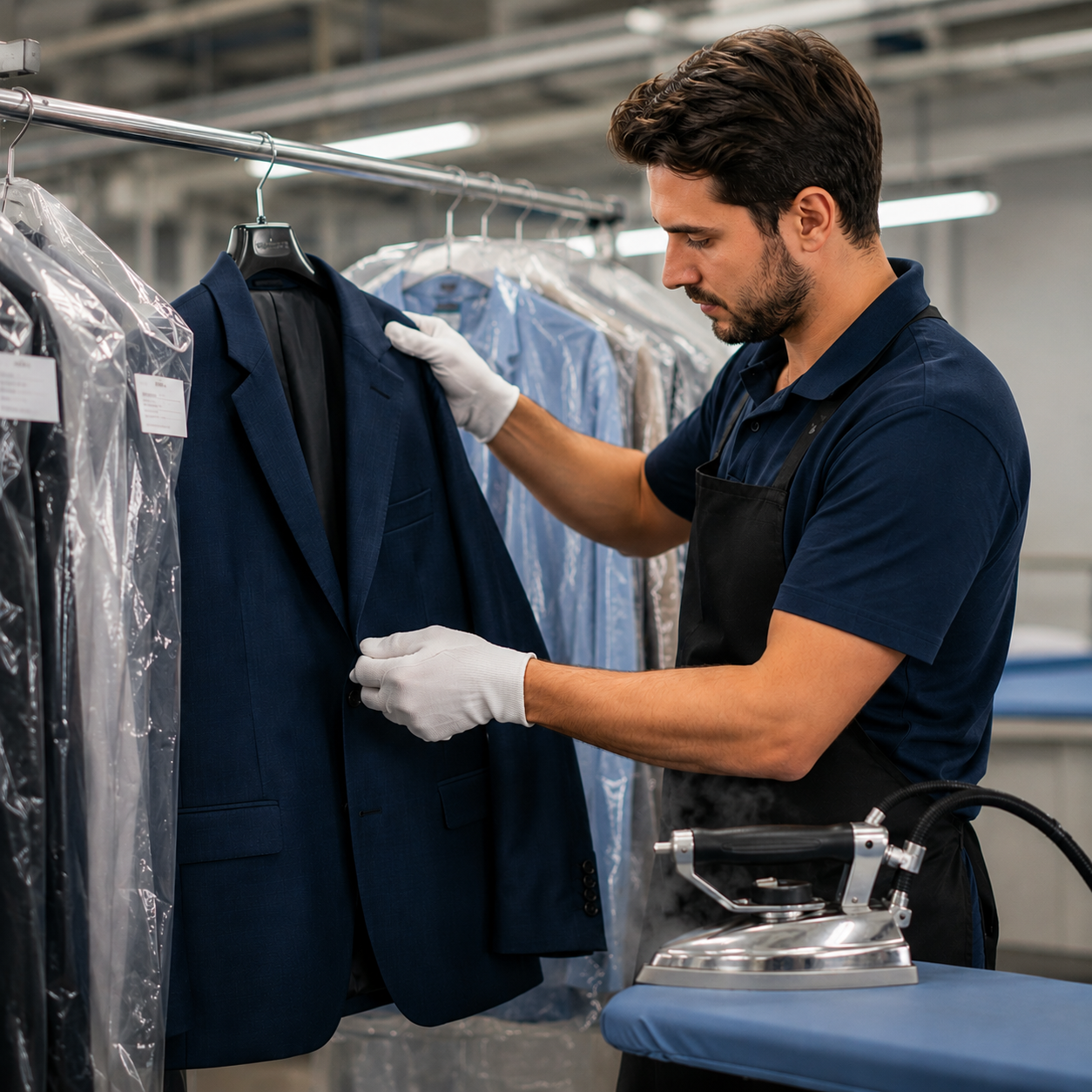 We Professionally Dry Clean Your Garments